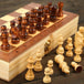 Magnetic Wooden Folding Chess Set for Kids and Adults