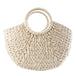 Handmade Rattan Handbag – Simple All-Match Tote for Women