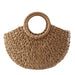 Handmade Rattan Handbag – Simple All-Match Tote for Women