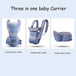 Ergonomic Baby Carrier Backpack - Newborn Hipseat for Comfortable Travel and Babywearing