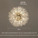 Modern Fireworks Crystal Chandelier | Dimmable LED Light for Bars & Clothing Stores