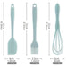 Food Grade Silicone Baking Tools - 3-Piece Set, Heat Resistant, Eco-Friendly