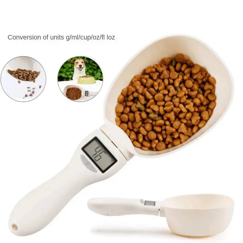 Digital Pet Food Scale - LCD Precision Weighing Measuring Spoon