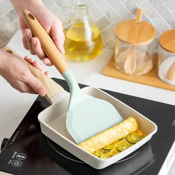 Cooking Utensils - Non-Stick Kitchen Scraper & Pizza Shovel