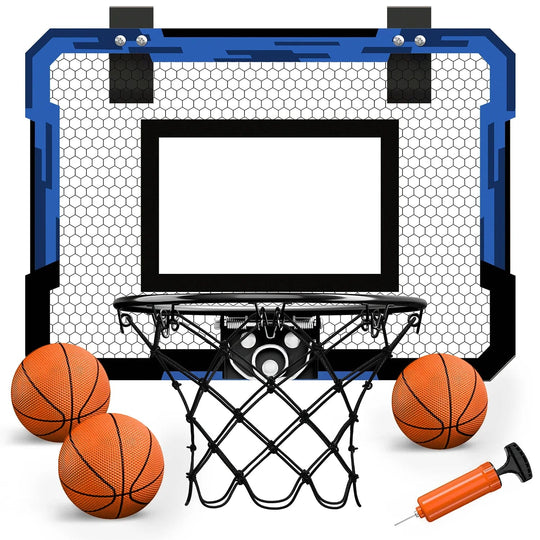 Mini Basketball Hoop Suit - Indoor/Outdoor Door Hoop with Infrared Sensor & Steel Rim