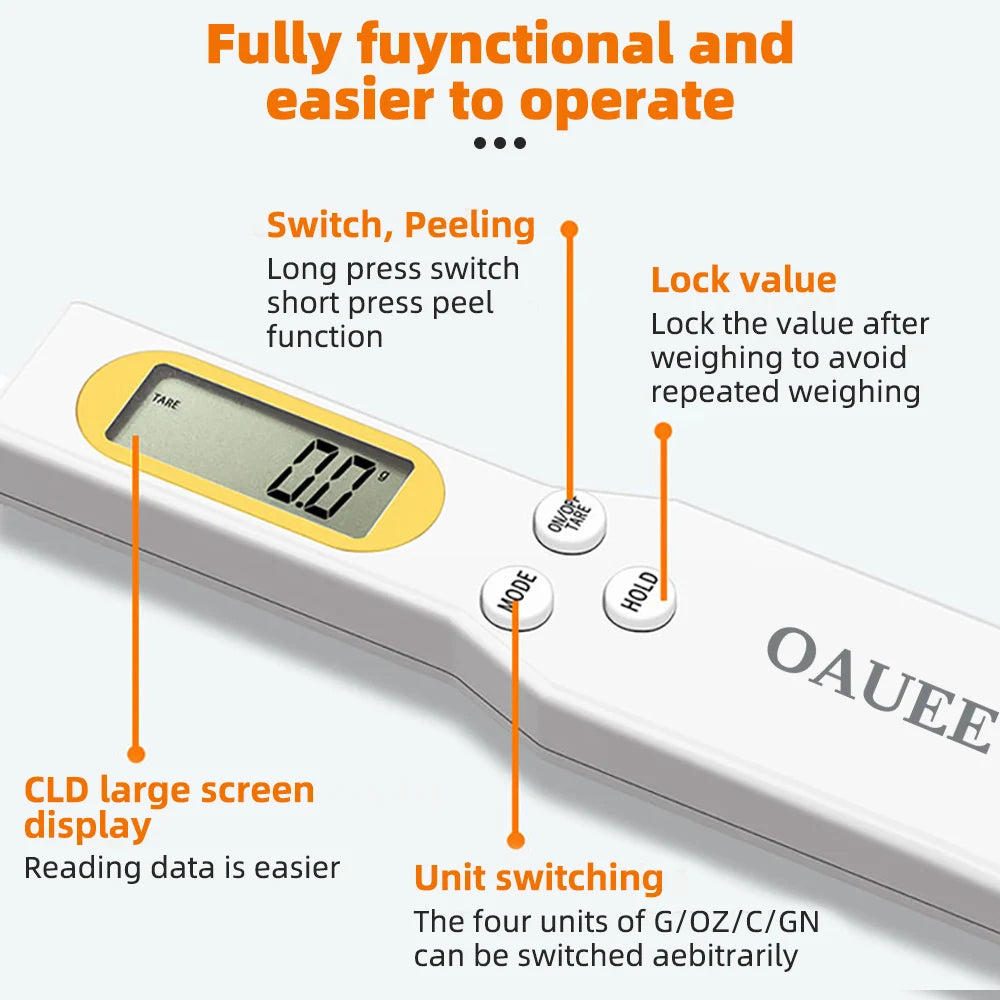 High-Precision LCD Digital Kitchen Scale for Accurate Measuring