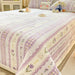 Velvet Bed Cover Non-slip Bedsheet – Cute Printed Quilted Bedspread for Single & Double Beds