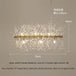 Modern Fireworks Crystal Chandelier | Dimmable LED Light for Bars & Clothing Stores