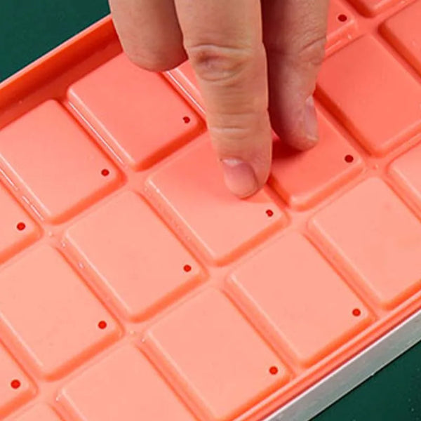 Ice Mold - 21 Grids Tray with Storage Box and Shovel - Eco-Friendly 21 Grids Ice Tray