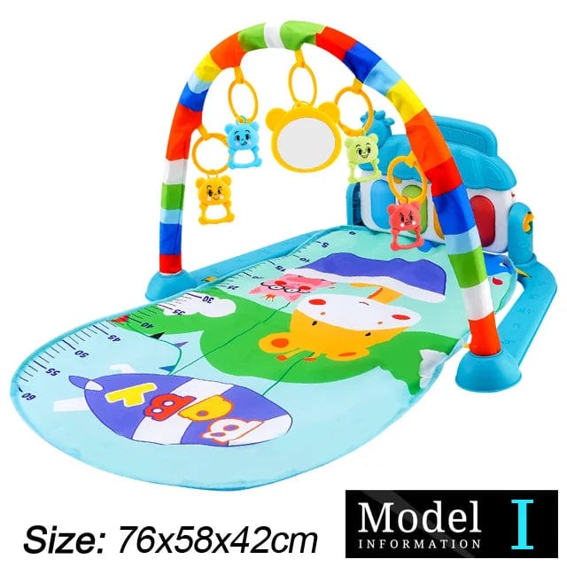 Baby Fitness Play Gym: Music Piano Blanket Pad, 0-36 Months
