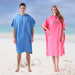 Surf Poncho Changing Towel with Hood Microfiber Beach Blanket Bath Towel Swim Towel Wetsuit Beach Poncho for Adults