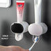 Automatic Toothpaste Dispenser and Toothbrush Holder - Easy Install, Eco-Friendly