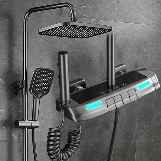 Illuminate Your Bathing Experience: Discover Luxury with our LED Digital Atmosphere Shower Set