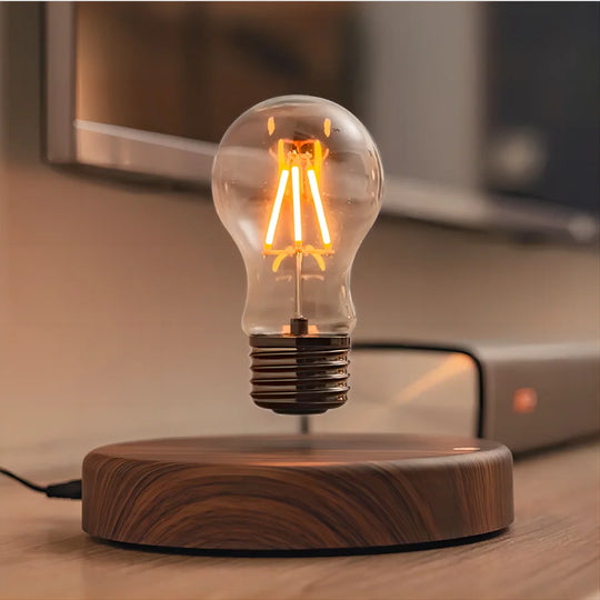 Magnetic Levitation Lamp - Floating Glass LED Bulb Home Office Desk Decoration