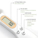 Adjustable Weighing Spoon Kitchen Scale - Precise Digital Measuring Tool with LCD Display