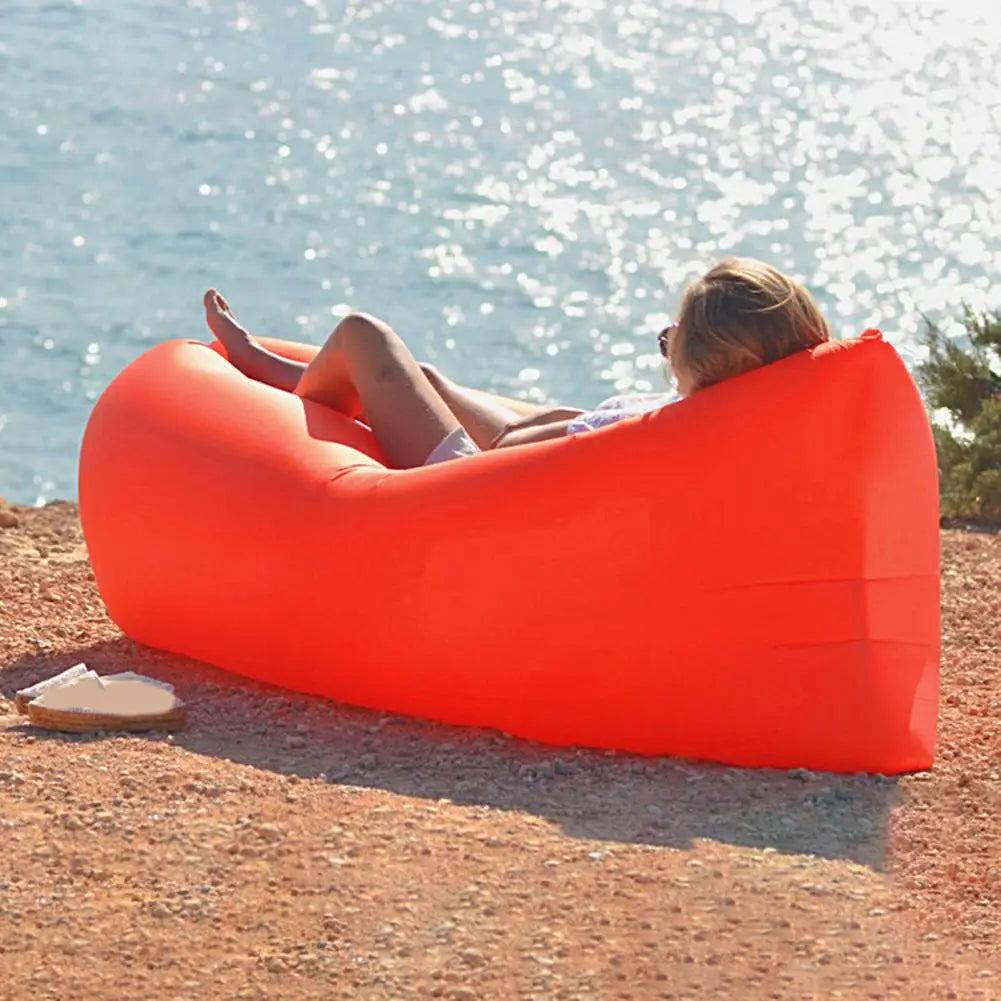 Inflatable Air Sofa - Lazy Chair for Outdoor, Foldable & Portable