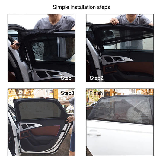 Auto UV Protection Sunshade Mesh - Stylish Car Sun Visor for Sedans & SUVs