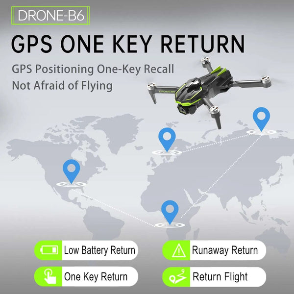 Lenovo B6 Race Drone: Dual 4K Cameras, Brushless Motors, and Obstacle Avoidance for Aerial Photography Pros