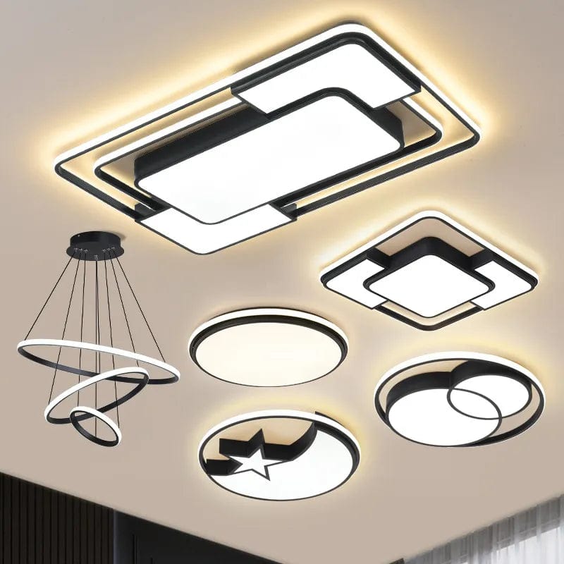 Modern Brilliance: LED Ceiling Lighting for Living Room, Bedroom, and Dining Room Elegance