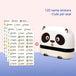 Cute Cartoon Children Seal Students, Large Size Washed Non - Fading Fabric And Textile Stamps.