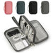 On-the-Go Organization: Stylish Travel Portable Digital Storage Bag in Pink, Grey, Black, or Navy