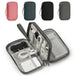 On-the-Go Organization: Stylish Travel Portable Digital Storage Bag in Pink, Grey, Black, or Navy