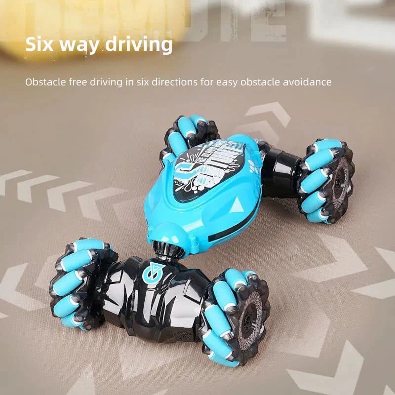 Newest 4WD 1:16 Stunt RC Car With LED Light Gesture Induction Deformation Twist Climbing Radio Controlled Car Electronic Toys