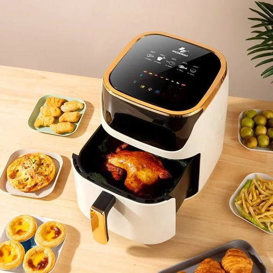 Smart Air Fryers 10L | Large-Capacity Oil-Free Electric Oven | 1500W Touch Control