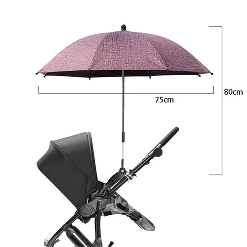 UV Protection Baby Stroller Umbrella: Sunscreen Rain Cover - Universal Accessory