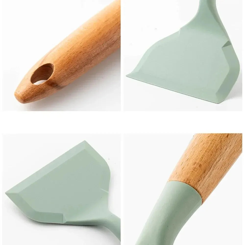 Cooking Utensils - Non-Stick Kitchen Scraper & Pizza Shovel