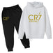 Trendy Football Boys CR7 Hoodie Set - Perfect Children's Long Sleeve Clothing