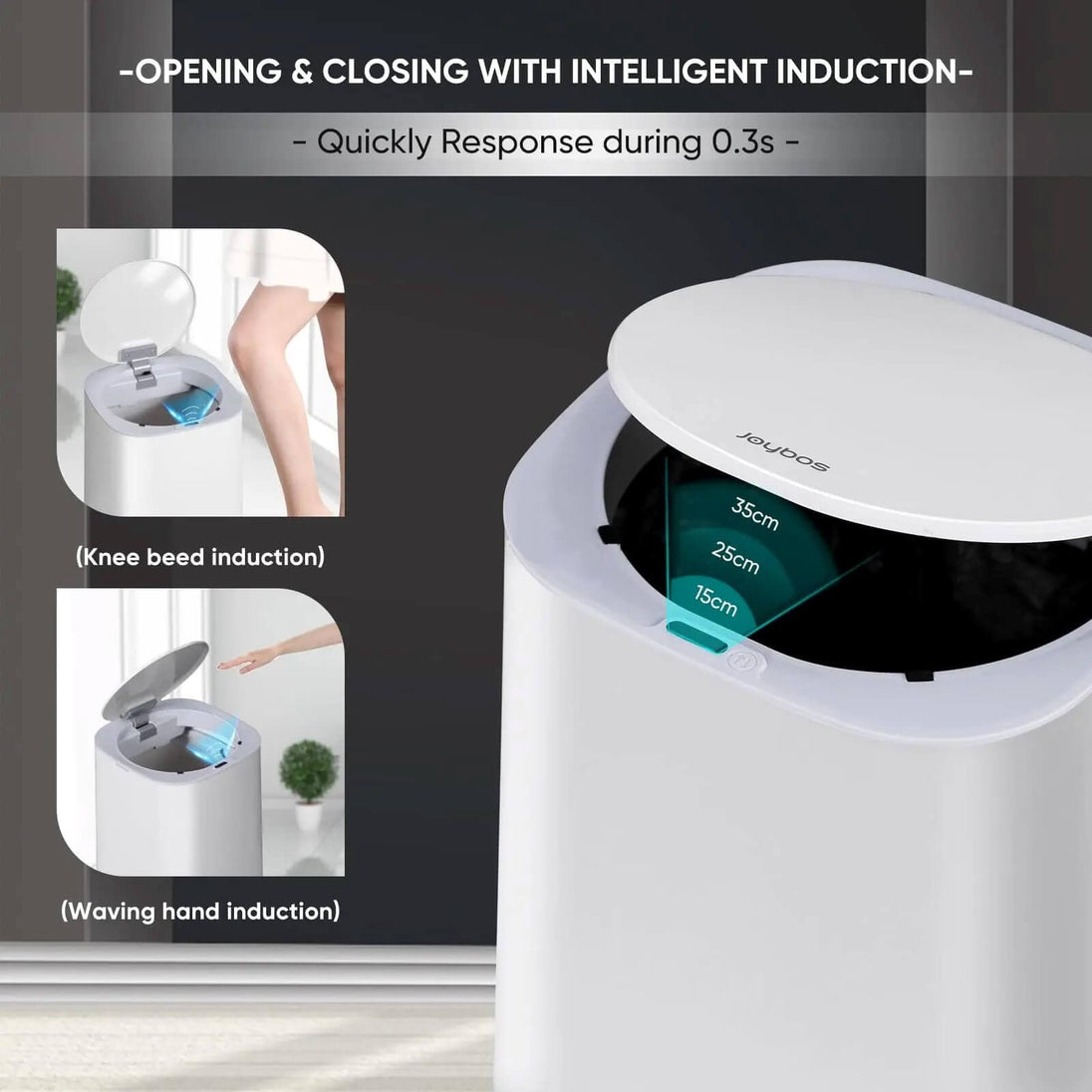 Smart Living Starts Here: Touchless Dustbin with Motion Sensor for a Neat Bedroom