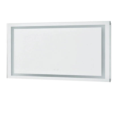 Clear Vision, Modern Style: LED Backlit Smart Bathroom Mirror with Defogger and Touch Controls