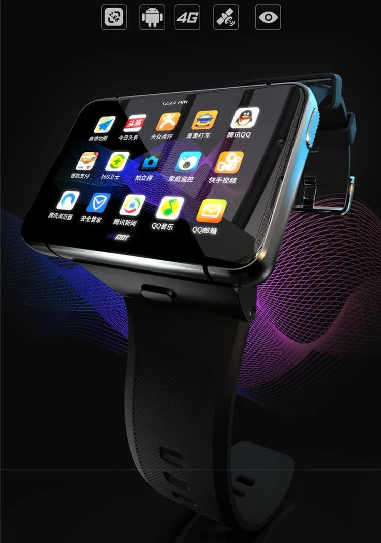 Enhance Your Tech Experience: DM101 4G Smart Watch for Men with WiFi, GPS, and Large Screen Compatibility