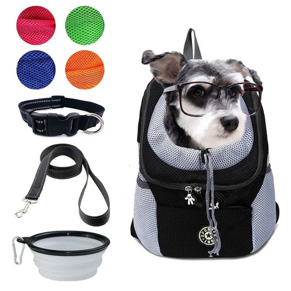 Outdoor Dog Carrier Bag Travel Set for Your Furry Friend - Pet Backpack Carrier Dog Carrier Bags Outdoor