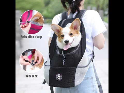 Outdoor Dog Carrier Bag Travel Set for Your Furry Friend - Pet Backpack Carrier Dog Carrier Bags Outdoor