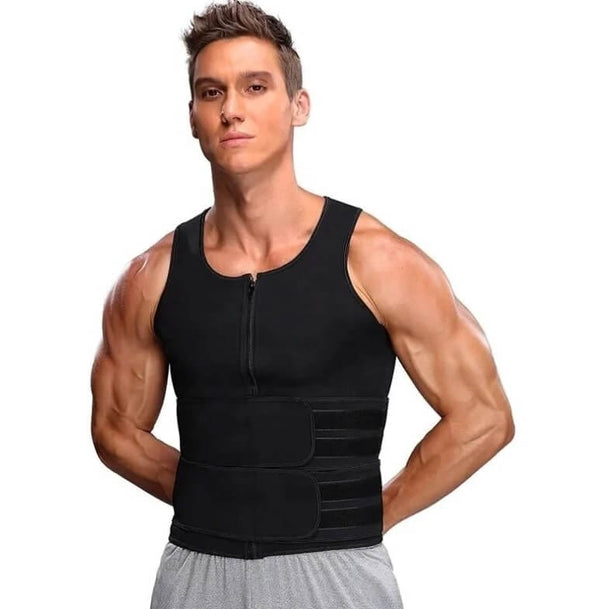 Men's Sauna Sweat Vest for Effective Weight Loss and Fat Burn - Sweat, Slim, Achieve