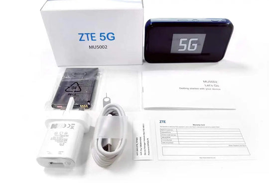 ZTE Original New MU5002 5G Portable Router: 4500mAh Wireless Router with LAN Port, Sim Card Slot, Outdoor 5G Modem