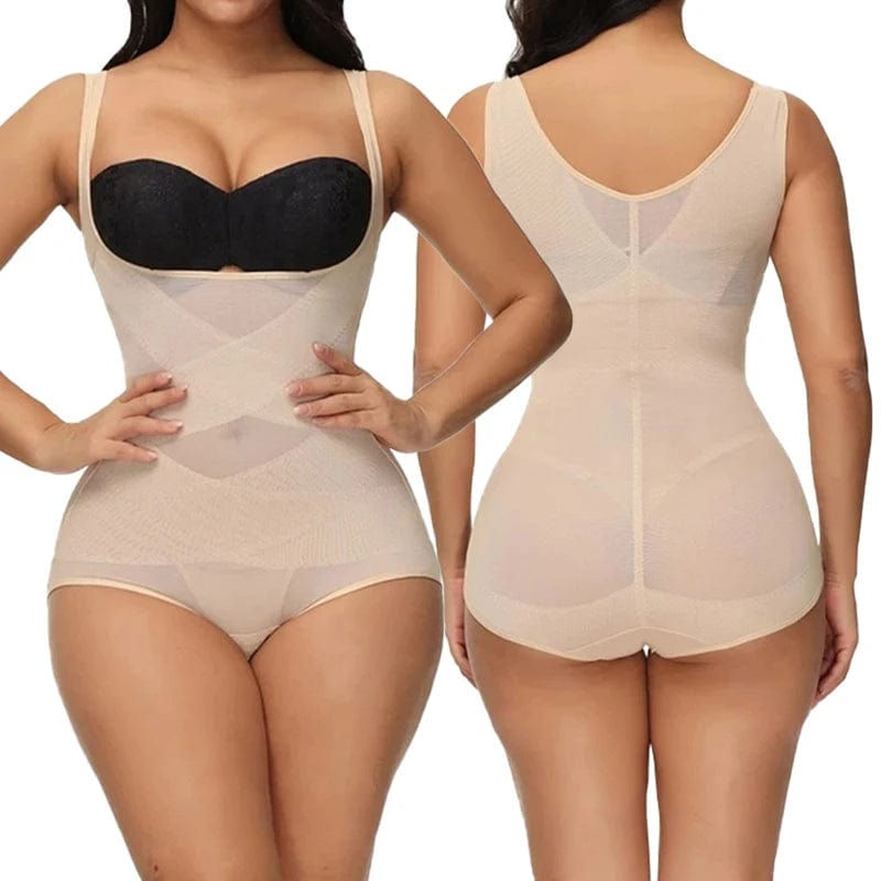 Define Your Curves: Waist Trainer Shapewear Bodysuits for Women – Tummy Control Elegance