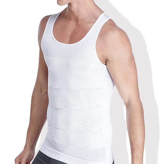 Confidence in Every Size: Plus Size Compression Shirt for Men's Abs Abdomen Shapewear