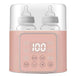 Digital Rechargeable Baby Bottle Warmer Milk: USB Portable Travel Bottle