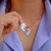 Forever Linked Hearts: Personalize Your Bond with Our Stainless Steel Puzzle Necklace