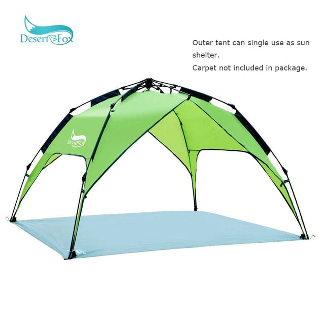 Instant Adventure Hub: Automatic Outdoor Sport Hiking Tent for the Whole Family