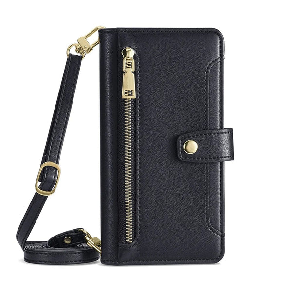 Hot Selling Elevate Style and Security: Leather Cell Phone Case Cover for Sony Xperia 1 with Wallet Function