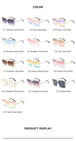 Fashion Sunglasses: Ladies' Metal UV400 Shades with Gradient Ocean Party Style