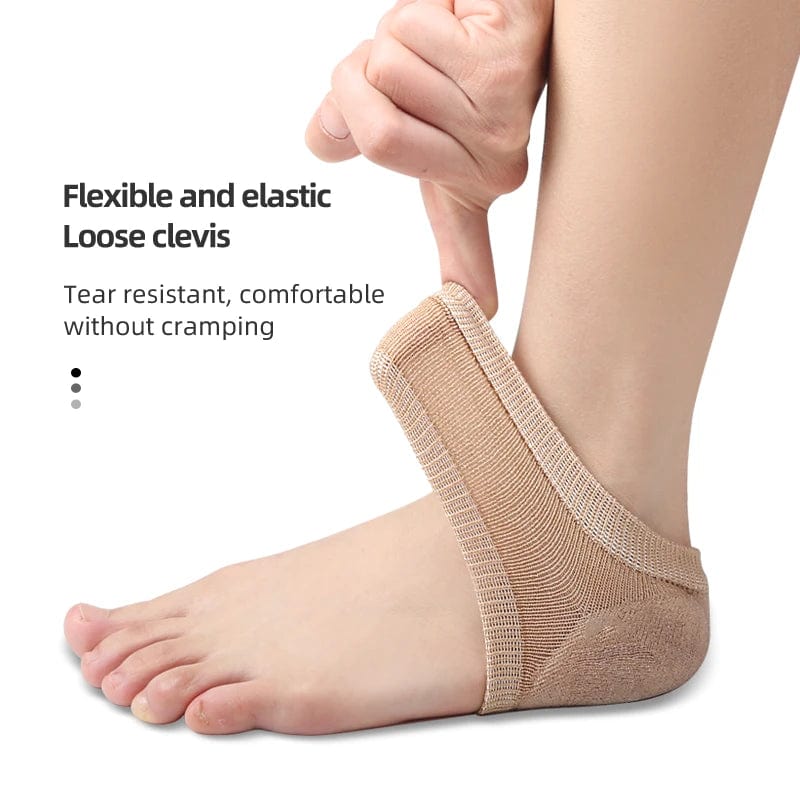 Heel Moisturizing Socks Open Toe Socks Cracked Gel Foot Toeless Heel Repair Heel Socks for Women Dry Hard Cracked Feet