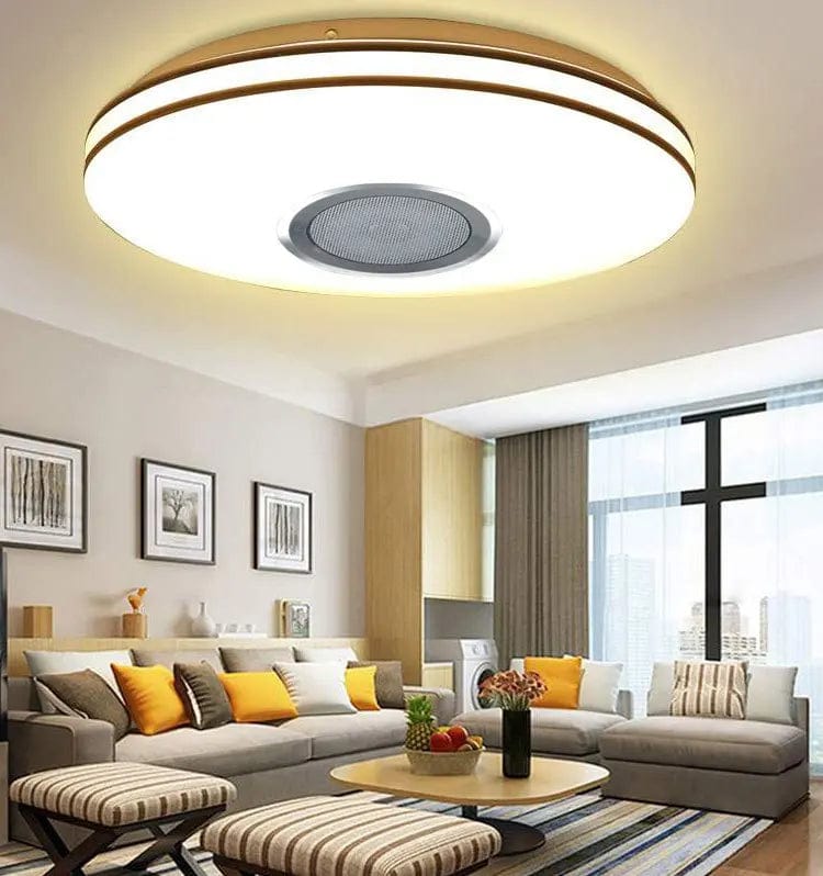 Harmony of Light and Sound: Modern Acrylic Music Smart LED Ceiling Lamp with APP Control