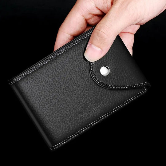 Functional Luxury: Williampolo Wallets Men's Genuine Leather Money Clamp Wallet