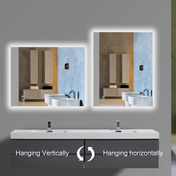 Smart Sophistication: LED Backlit Illuminated Bathroom Mirror for a Modern Bath Space