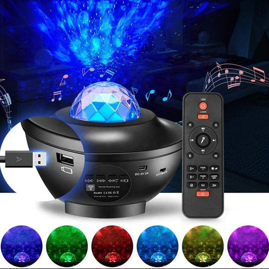 Immerse in Celestial Splendor: New Galax Projector Starry Sky Night Light with Intelligent RGB and Music Sync
